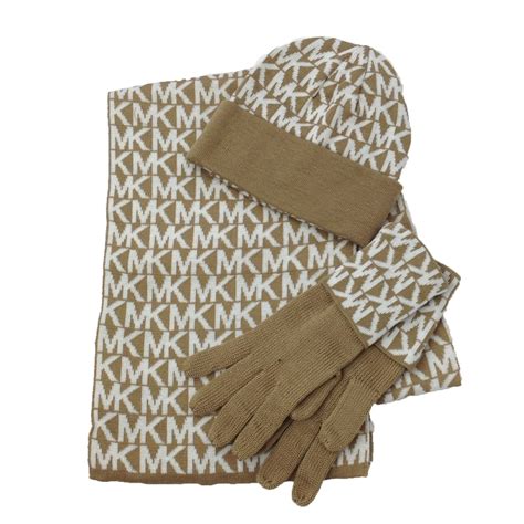 michael kors hat scarf set|Michael Kors gloves for women.